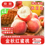 京觅山东金秋红蜜桃子 净重5斤 单果150g+ 新鲜应季水果源头直发包邮