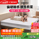 CBD家居乳胶床垫席梦思静音独袋弹簧软硬适中床垫乳胶垫金喜床垫 DBD002（偏硬护脊）护脊床垫 1800*2000