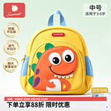 科巢幼儿园儿童书包男女孩入学宝宝新款恐龙轻便女童防走失背包 防丢绳【中号3-6岁卡达龙】