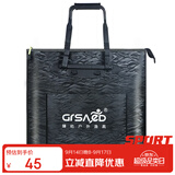 臻佑（Grsaed）鱼护包手提袋长柄43cm多功能防水轻便渔具包鱼护袋加厚耐磨收纳活鱼桶钓鱼配件有侧包 黑色