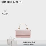 CHARLES&KEITH质感拎手提链条斜挎单肩小方包包女包生日礼物CK6-10840559-A