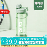 希乐Tritan大容量塑料水杯男女士健身吸管杯学生运动水杯便携随手杯子