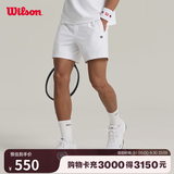 威尔胜（Wilson）夏季男士DAILY透气吸湿速干运动训练健身短裤网球裤 WM20036412WTA-亮白色 S /170/80A