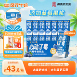 风行蓝莓风味牛奶饮品 200ml*24盒 整箱牛奶早餐奶礼盒装送礼