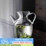 高茗（gaoming） 仿宋茶壶小早执壶耐热茶具泡绿茶器透明小号醒酒壶玻璃壶 大早壶 500ml