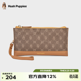 暇步士（Hush Puppies）女士手拿包百搭印花时尚气质手抓包时尚高档信封包钱包生日礼物 卡其色HA-127290302