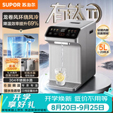 苏泊尔（SUPOR）有钛内胆电热水瓶风冷降温5L水箱可拆2200W速沸烧水壶净饮水机 恒温水壶调奶器SW-50T201Pro