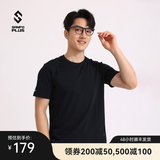 SANFO PLUS三夫户外轻锋速干T恤短袖圆领夏透气户外运动训练作战衫吸湿 黑色 M