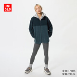 优衣库女装HEATTECH EXTRA WARM棉混纺紧身裤/10分478962 481081 481081/07青灰色 3XL