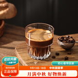 Bincoo玻璃咖啡杯冰美式日式透明水杯dirty拿铁杯设计感咖啡杯子