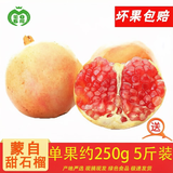 蒙自石榴 云南石榴蒙自水晶薄皮甜石榴 单果约220-280g 5斤装 新鲜水果