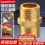 莱尔诗丹（Larsd）T1加厚全铜对丝4分外丝直接进水管接头管件水暖配件