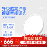 月影林之光高亮3代护眼儿童卧室灯吸顶灯led超薄护眼灯中山灯具包安装