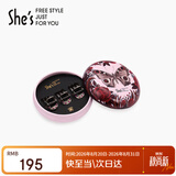 She's茜子仿水晶盘发小抓夹时尚刘海发夹生日礼物送女友GE色