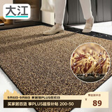 大江入户门地垫脚垫户外门口地毯硬丝进门垫77x120cm