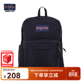 JANSPORT杰斯伯书包轻便双肩包男女旅行包简约背包电脑包学生校园 4QUT008爵士黑-侧边袋