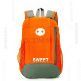 帝行（DIXING）旅游小背包男女孩轻便迷你双肩书包小学生户外休闲双肩包补课包 橙色