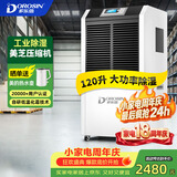多乐信（DOROSIN）工业除湿机/抽湿机 除湿量120升/天350平米大功率商用防潮别墅车间仓库 直排水DR-1502L
