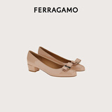 菲拉格慕（Ferragamo）女士Vara蝴蝶结高跟鞋 0753641_1D _ 75 礼物送女友