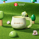 霸王茶姬（CHAGEE）茶小象公仔马克杯桌面杯水杯家用喝水泡茶咖啡杯陶瓷杯中秋节礼物