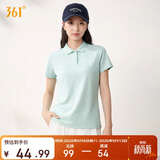 361°t恤女夏季新款运动polo衫速干休闲跑步健身短袖上衣662624111H-3