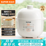 苏泊尔（SUPOR） 电炖锅 电炖盅 燕窝炖 宝宝辅食 婴儿煮粥锅1L精巧容量 bb煲 迷你煮粥煲汤锅隔水炖DZ10YC882