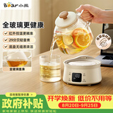 小熊（Bear）全玻璃壶0.8L养生壶 恒温壶 办公室小型迷你煮茶壶 0胶水  24h保温母婴煮水壶 YSH-M08B3