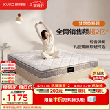 顾家家居（KUKA）梦想垫旗舰版天然乳胶独袋弹簧床垫席梦思主次卧梦想垫1.8x2米