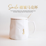 瓷魂陶瓷马克杯咖啡杯日式带盖勺水杯喝水杯送礼物