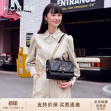 红谷女士包包女包时尚菱格链条单肩包牛皮斜挎包小方包生日礼物送女生