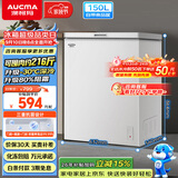澳柯玛（AUCMA）150升单温冷柜家用减霜小冰柜冷藏柜冷冻柜小型冷柜卧式顶开冰箱一级能效BC/BD-150HY 以旧换新