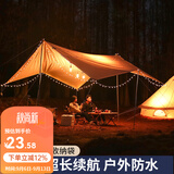 原始人（The Primitive） 户外露营灯野营照明氛围天幕帐篷灯串led超长续航装饰用品串灯带 10米80灯-白色磨砂球（电池款）
