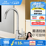 九牧（JOMOO）厨房水龙头 洗菜盆水龙头洗碗盆水槽冷热水龙头 防溅隔铅健康用水 B款-33180【爆款易洁拉丝-亮银】
