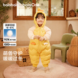 巴拉巴拉童装婴儿羽绒服新生儿连体衣服宝宝冬装2026哈衣可爱