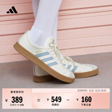 adidas「T头鞋」VL COURT 2.0复古休闲板鞋德训鞋阿迪达斯轻运动 汉玉白/蓝色/金色 (推荐女生买小半码)   39