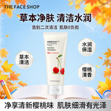 菲诗小铺（THE FACE SHOP）草本芦荟洗面奶170g清洁补水大容量洗脸七夕情人节礼物送女友 樱桃170g-提亮肤色