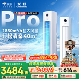 长虹空调大3匹熊猫懒Pro超一级省电外机双排纯铜管立式客厅柜机KFR-72LW/ZDXSW1+RA十年包修