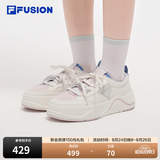 FILAFUSION 斐乐潮牌女鞋【章昊同款】帆布鞋女运动鞋滑板鞋 奶白/寂静粉-GH 38
