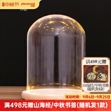 拼酷九龙九凤冠霞帔3d立体金属拼图模型国潮摆件生日结婚礼物送女友 玻璃灯罩-九龙九凤冠专用