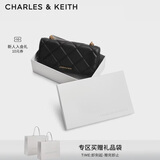 CHARLES&KEITH质感菱格链条小方包钱包斜挎包包女包生日礼物送女友CK6-10680924