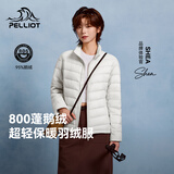 伯希和（Pelliot）轻薄排骨羽绒服女防风外套800蓬鹅绒保暖男冲锋衣内胆12340822米L