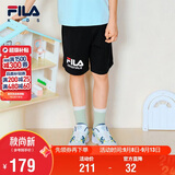 FILA斐乐儿童童装短裤2026年夏季男女童中大童休闲宽松五分裤