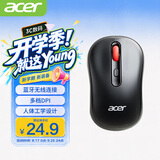 宏碁（acer）鼠标 无线蓝牙双模鼠标 便携办公鼠标 人体工程学设计 轻声鼠标 OMR338