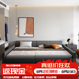 童友儿童床二胎家庭床亲子床一家四口大床主卧超大婴儿床储物床子母床 【母婴级硅胶皮】0.9米子床+1.8米母床+2张席梦思床垫 框架结构