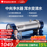 惠尔顿中央净水器全屋净水系统家用自来水农村井水前置过滤器管道超滤机水塔外压大流量不锈钢小区商用 全屋/大平层够用UF4