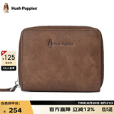 暇步士（Hush Puppies）卡包牛皮零钱包男士证件夹卡片收纳包名片夹礼盒装生日礼物