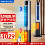 格力（GREE）取暖器家用暖风机冷暖两用电暖器等离子除菌电暖气片冬暖夏凉电风扇无叶塔扇落地扇 FL-1001RBag