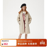 ELLE KIDS法式时尚风衣】春秋款女童女式夹克大童中长款百搭时尚风衣外套