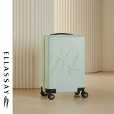 歌力思（ELLASSAY）柔和系列行李箱20英寸拉杆箱可登机箱男女小型密码旅行箱 薄荷绿