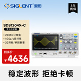 鼎阳（SIGLENT）SDS1204X-C 数字示波器 200MHz带宽 4通道 1G采样